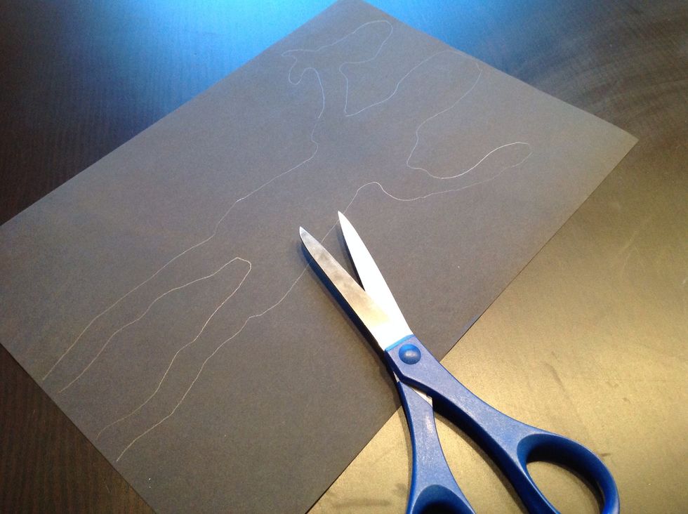 If you chose the the second way, time to cut the shadow out!