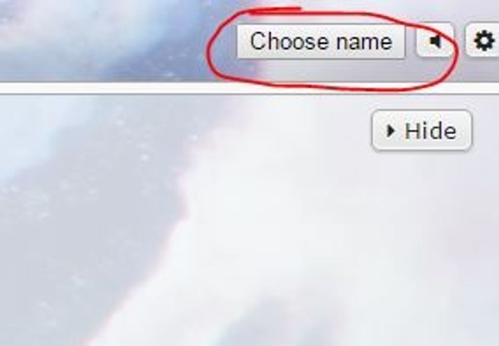 If you correctly entered the website, a site called "Pokemon Showdown Beta!" should come up. Go to the right hand side of the site and press "Choose name". You need to choose a name to play a game.