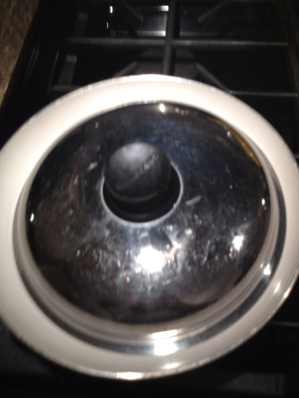 If you did step 8 put the pan lid on and wait 30 seconds before taking it off