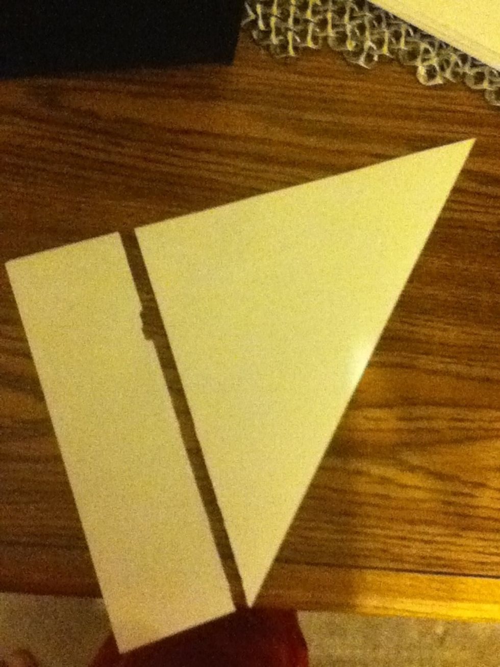 If you did this correctly it should be a nice clean cut.