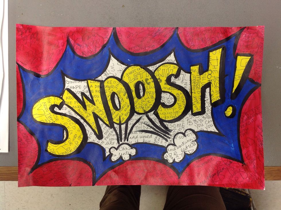 If you don't have a book to tear up, you can create your own text paper.