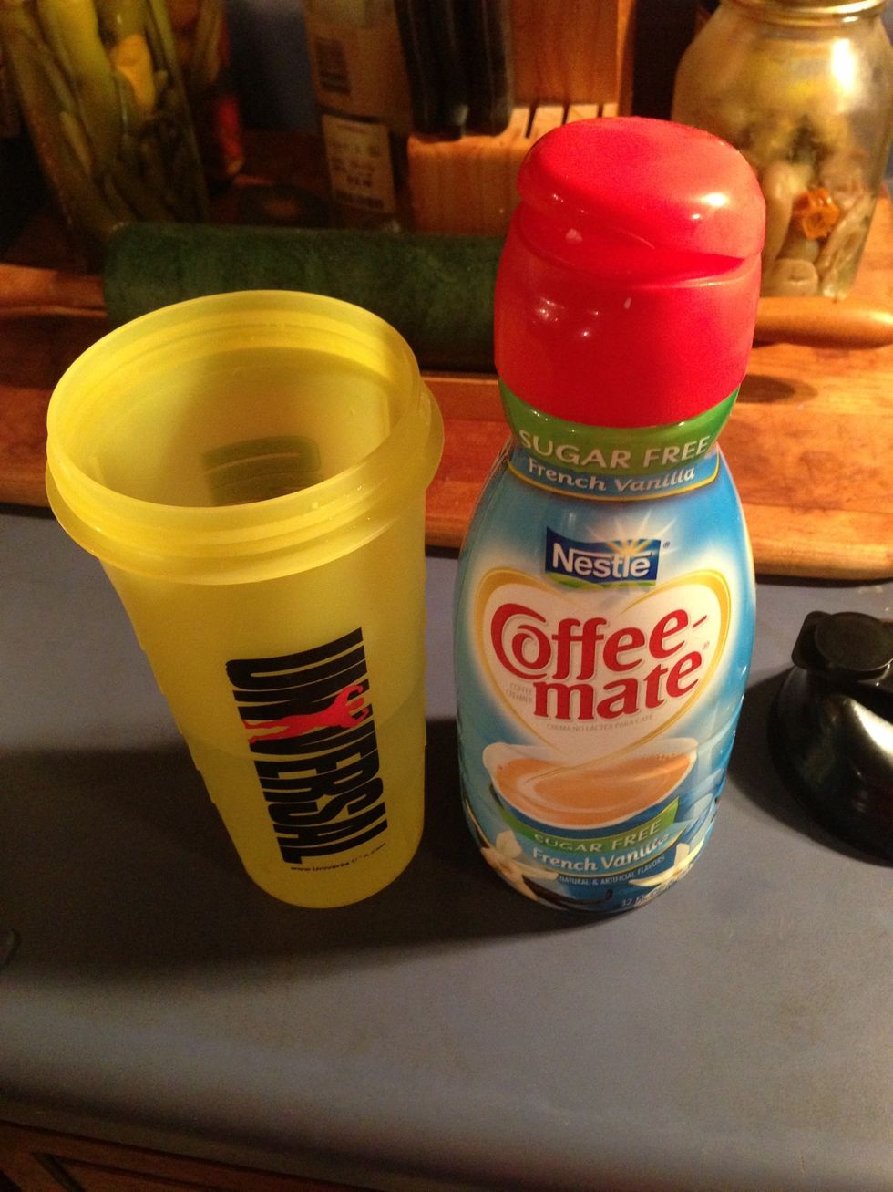 If you don't have any milk just use water and add just a little coffee creamer! (About an ounce or two). Don't be too generous, it can be overbearing.