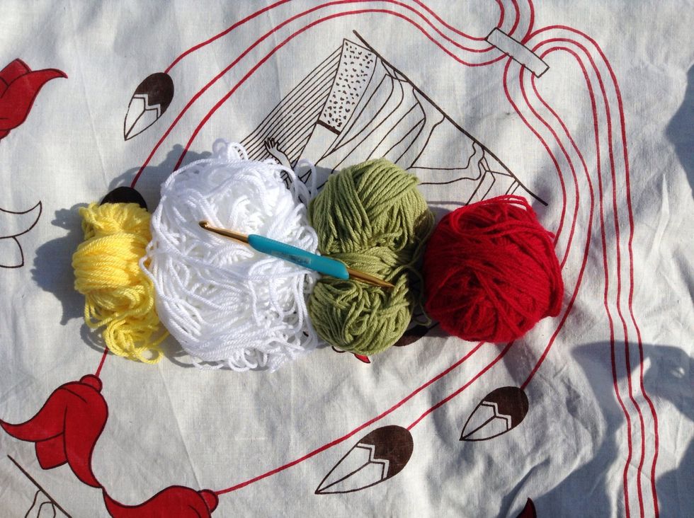 If you don't have Aran (worsted) weight yarn you can substitute by using two strands of DK weight. (Fingering or sport weight)