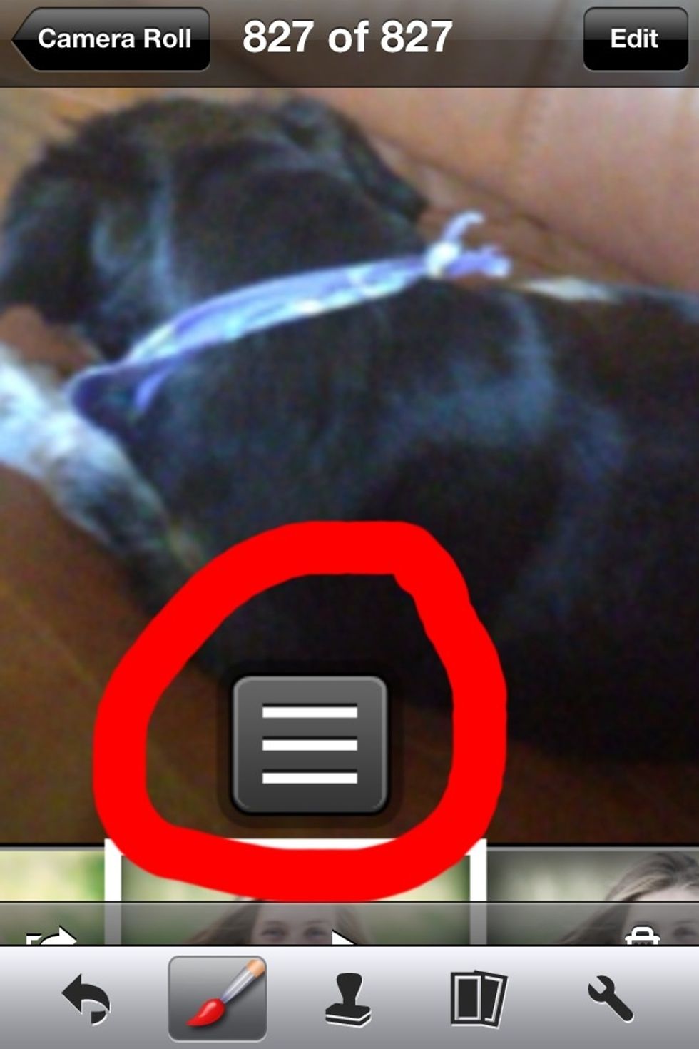 If you don't like the last clip of the music video that you made, than you can press this button and press "delete last" to delete the last clip.