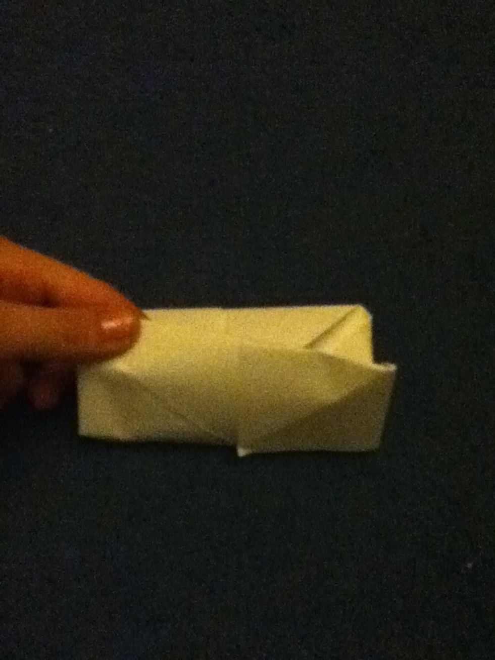 If you fold it in half like this it will help you open it up better but you don't have to
