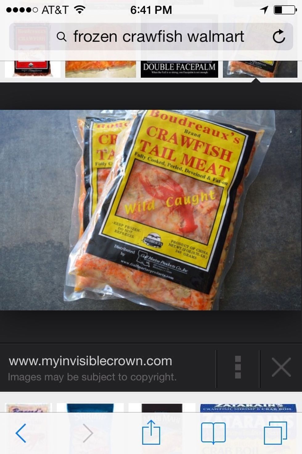 If you get the "$10 crawfish at wallmart thats frozen and peeled ready to go" you can use the juice from that package for flavoring. If just using scallops I would probably use more seasoning.