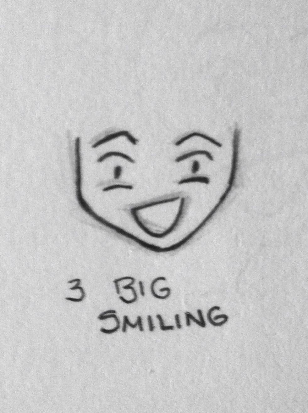 If you got a bigger smile the lines are more curved too..