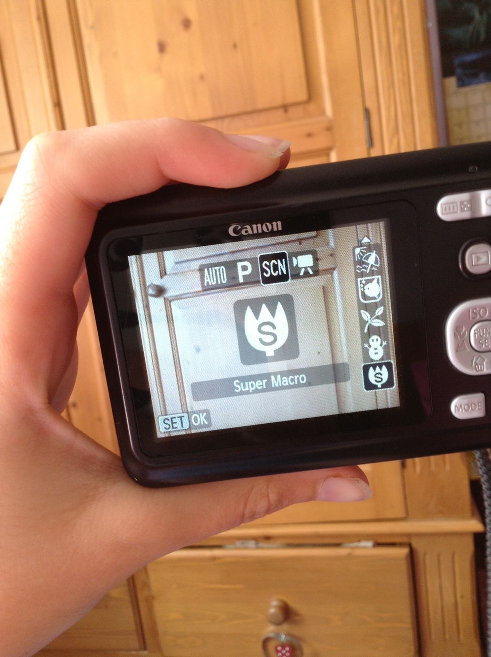 If you have a camera try using macro/super macro for close ups of food, showing real detail etc