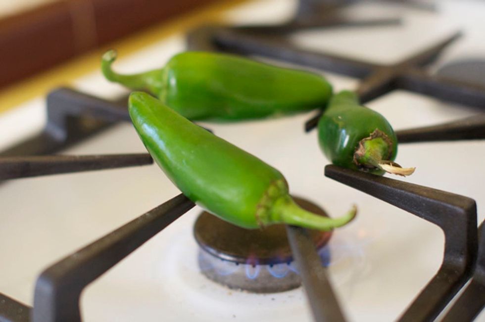 If you have a gas grill or stove top, this recipe is quick to make. If you don't, you can roast the jalape\u00f1os in your oven at 450 degrees. Let them roast for 15 minutes, rotate them every few minutes.