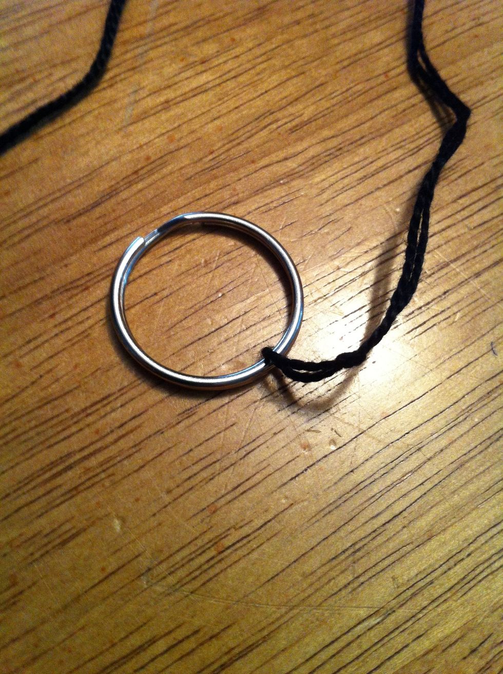 If you have a key ring, attach the loop into the ring.