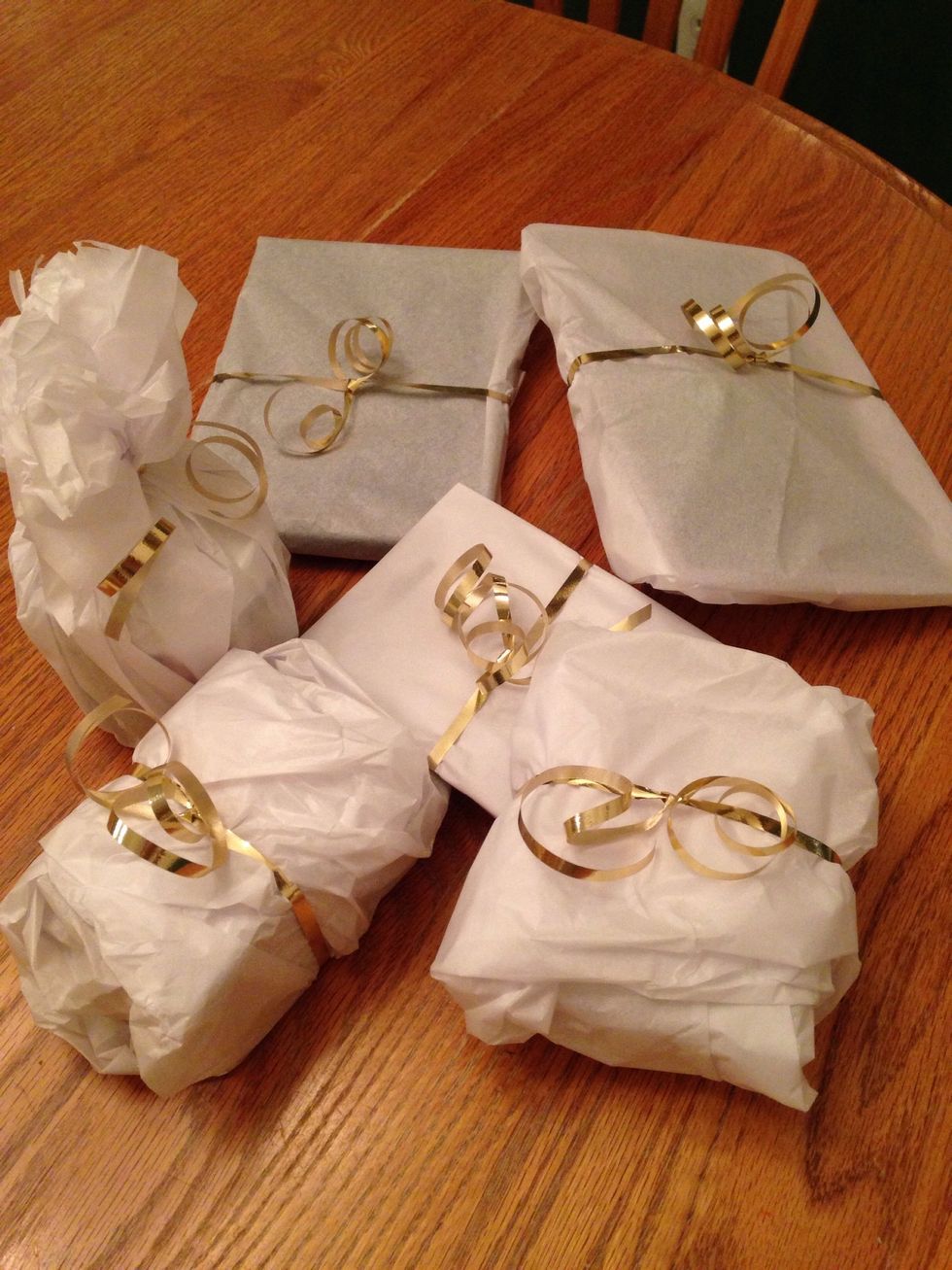 If you have extra gifts, feel free to wrap them up!