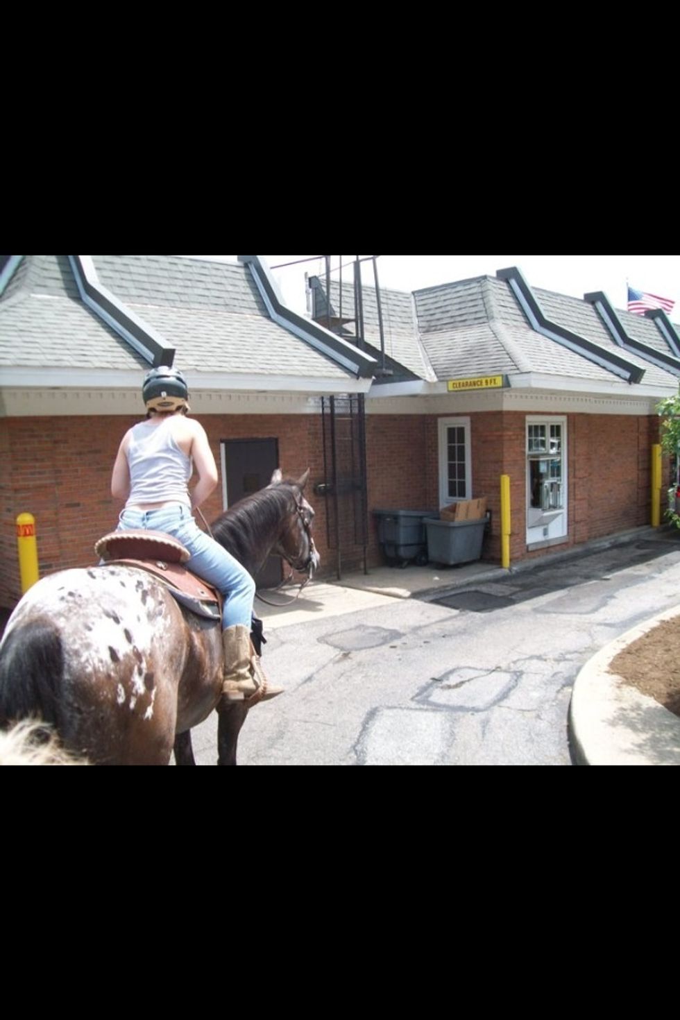 If you have time take your ponies and friend through the McDonald's drive through.. :) it's awesome!!