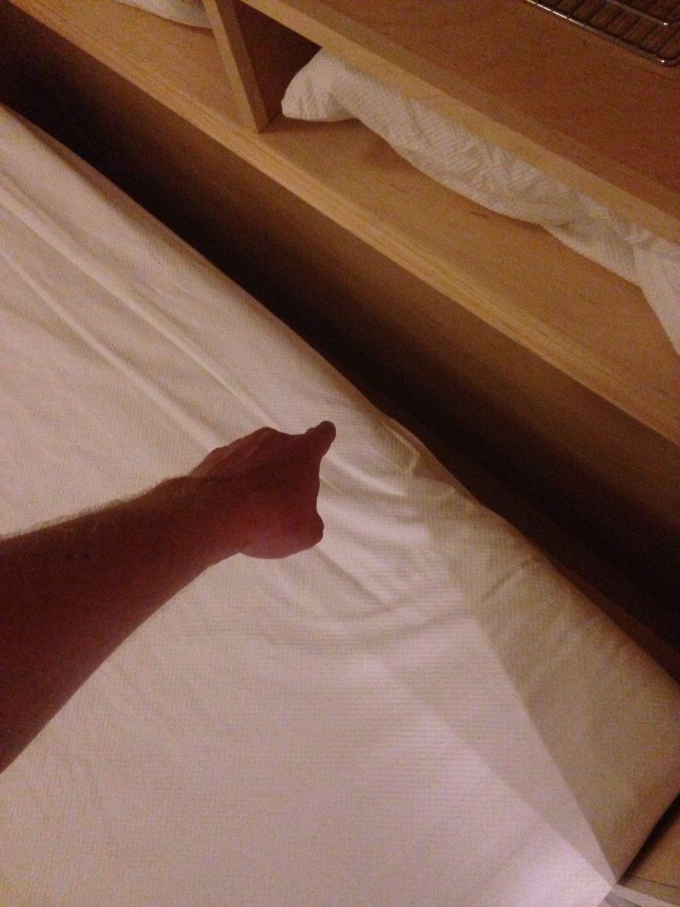 If you have trouble closing the bed, make sure that the mattress hasn't jumped over a supporting bar at the top of the bed