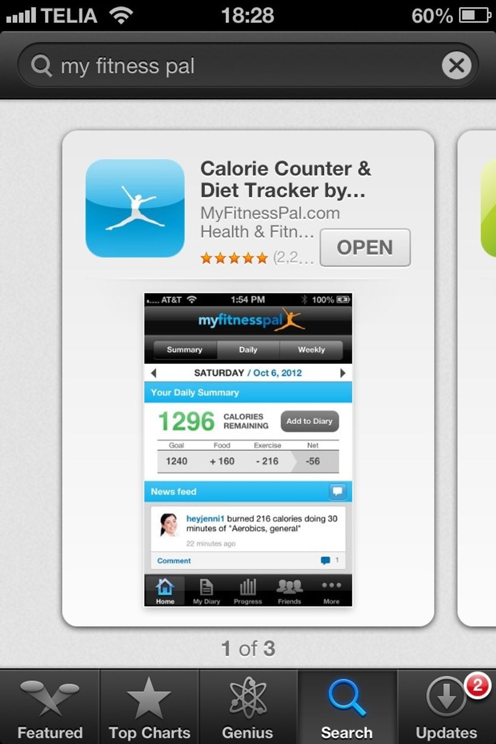 If you haven't already, download My Fitness Pal. This is such a revolutionary way to track your food and lose or maintain your weight. It's free and if you stick to it you can do it! :) Try it today!