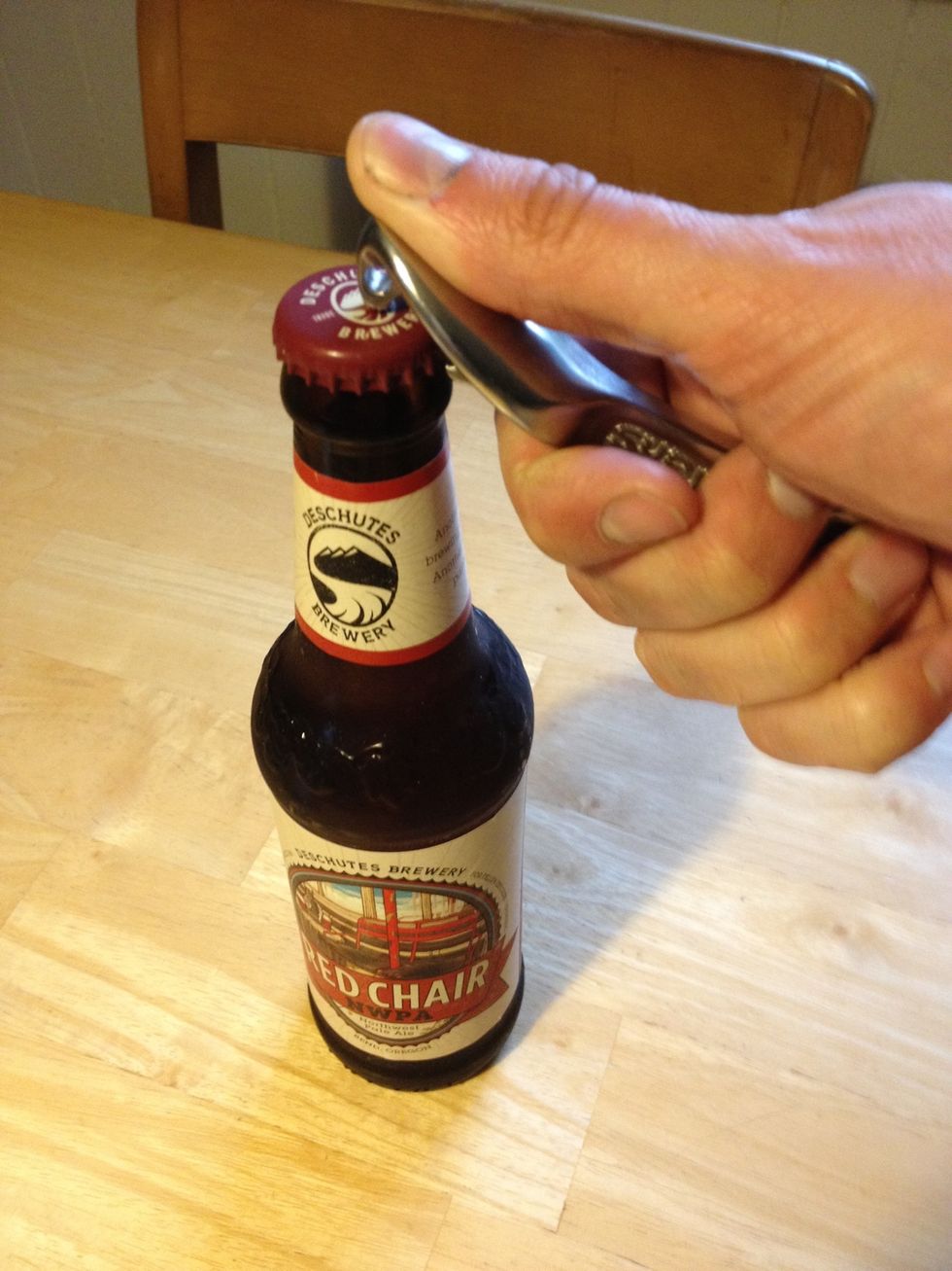 If you haven't already opened a cold one, now's a good time. This is a hard step to miss because all bike tools have bottle openers integrated into them in one way or another.