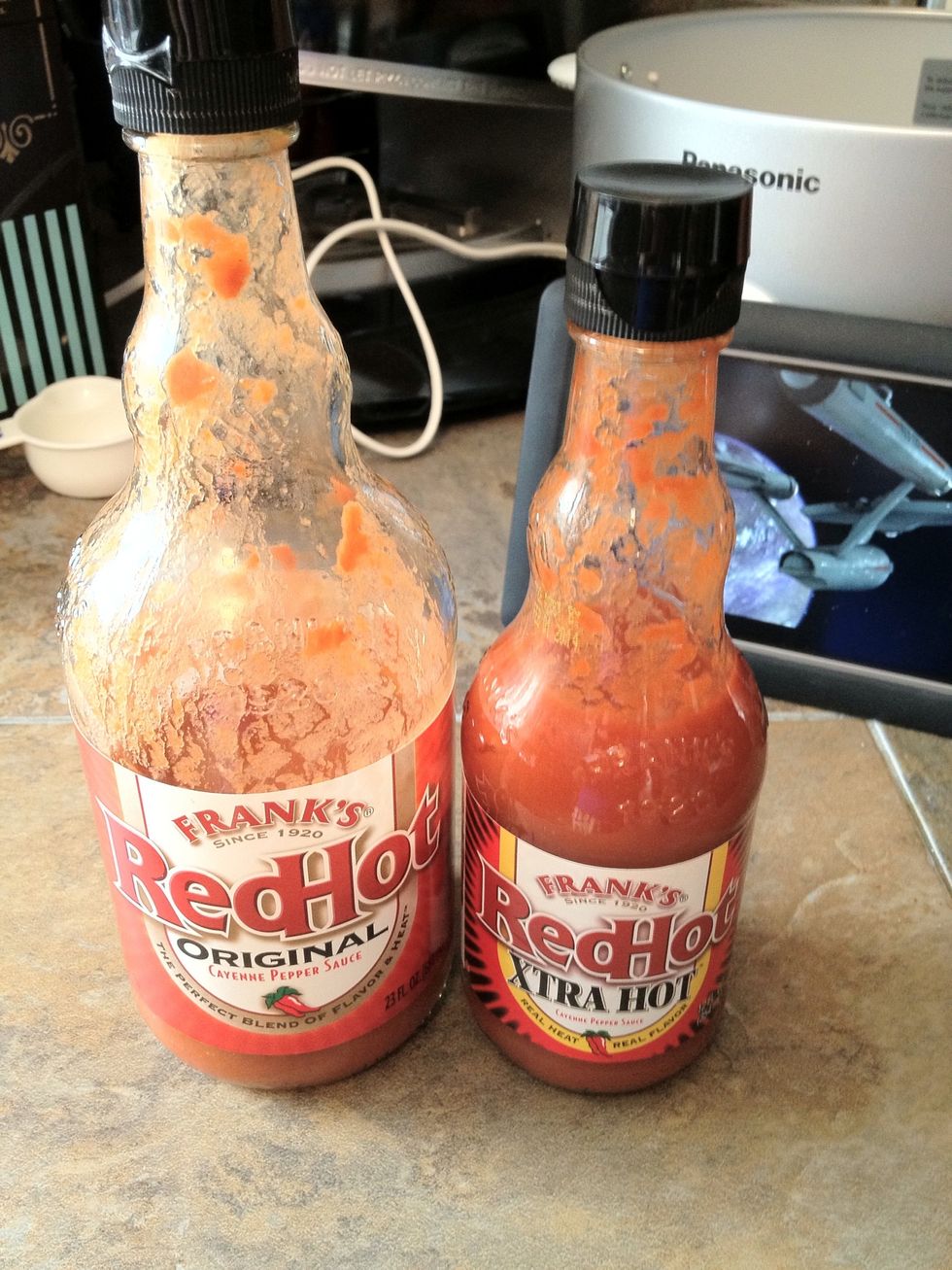 If you like it spicy, I suggest adding hot sauce into both the browning of the beef as well as the big pot. My wife doesn't like spicy things, so I apply mine directly to the finished product.