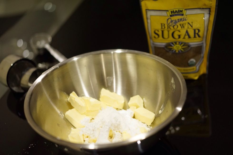 If you like white colour shortbread. Goes with the recipe given. If u like them brown like i do replace 1/4 cup of icing sugar with brown sugar