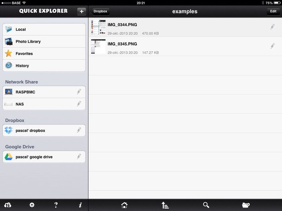 If you navigate to the folder from any device, you should see the saved screenshots. Done!