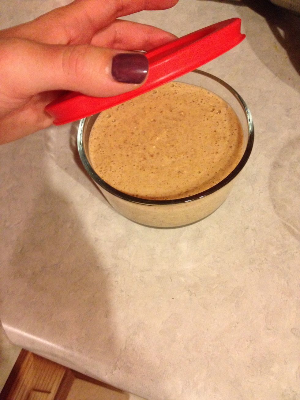 If you're an early riser like me you can make your batter the night before. Just store it in an air tight container in the fridge and give it a stir in the morning. If not, get to cookin'!