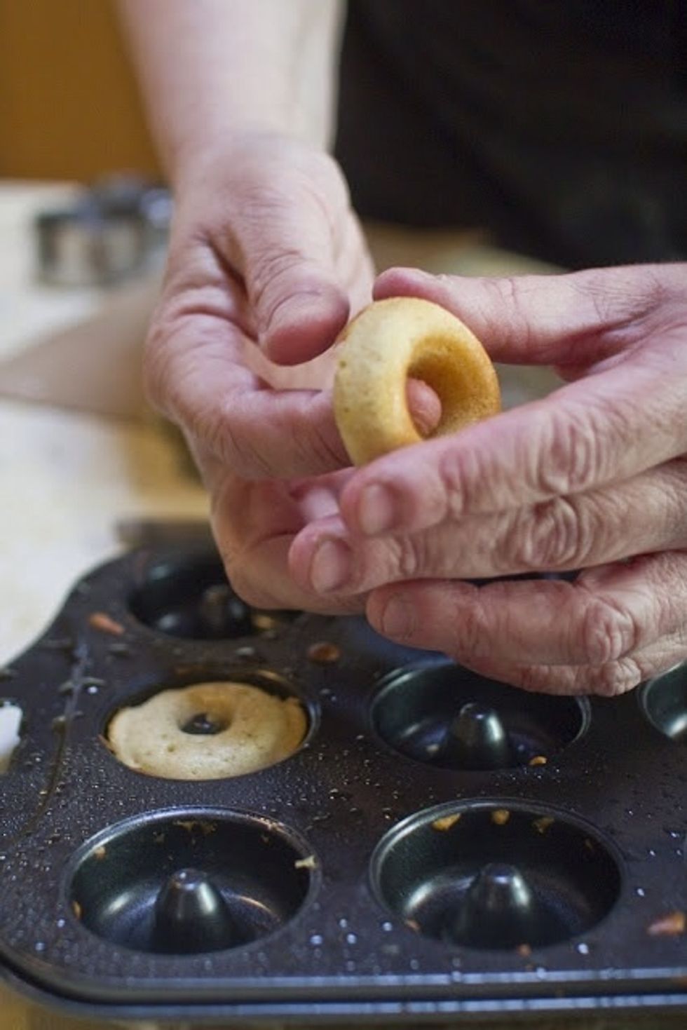 If you're careful you'll get this.  Mini donuts! Wheee!