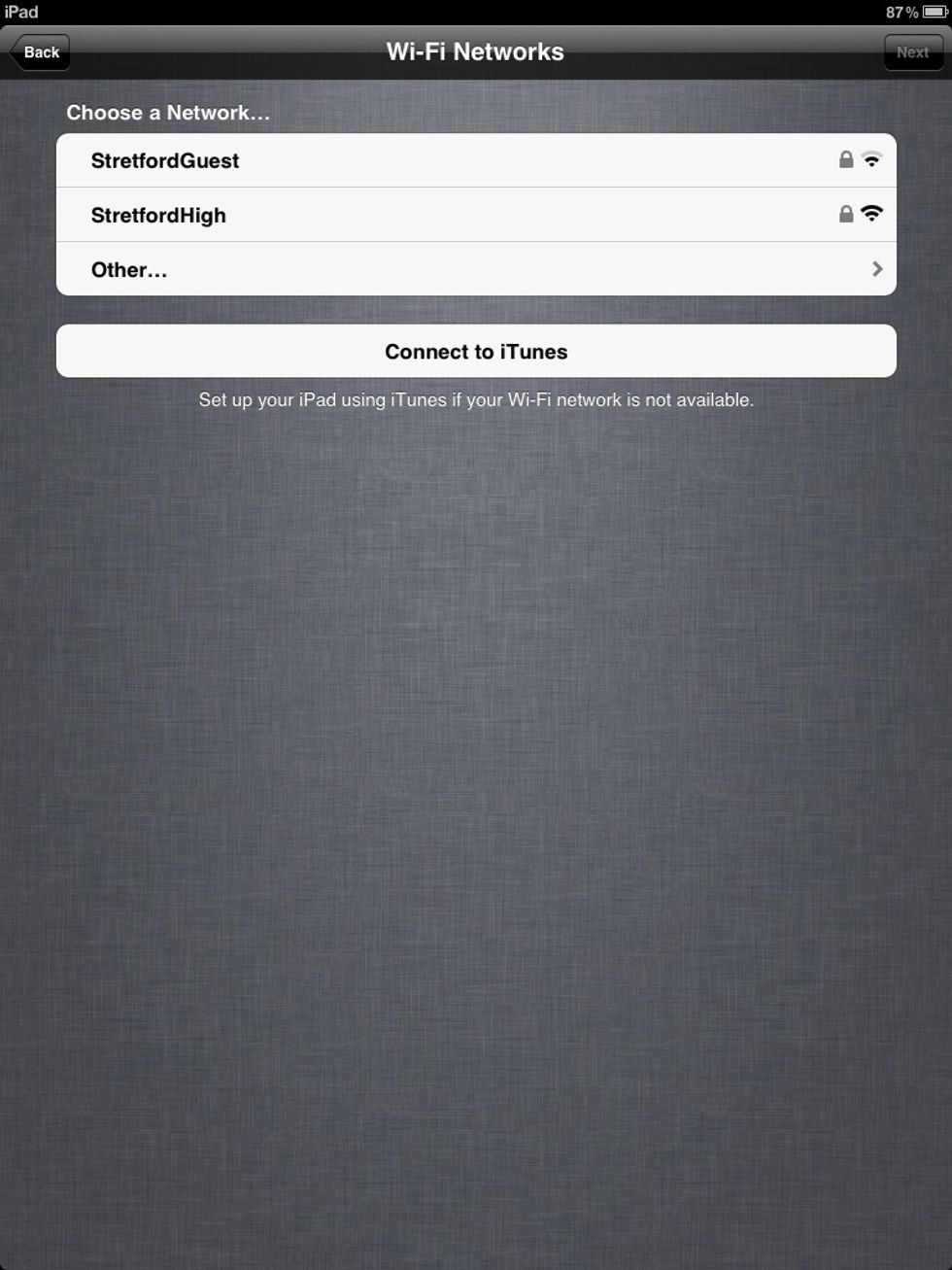 If you're in school, connect to the school Wifi - Stretfordhigh. Password: Th3B1gCl0udAb0v3