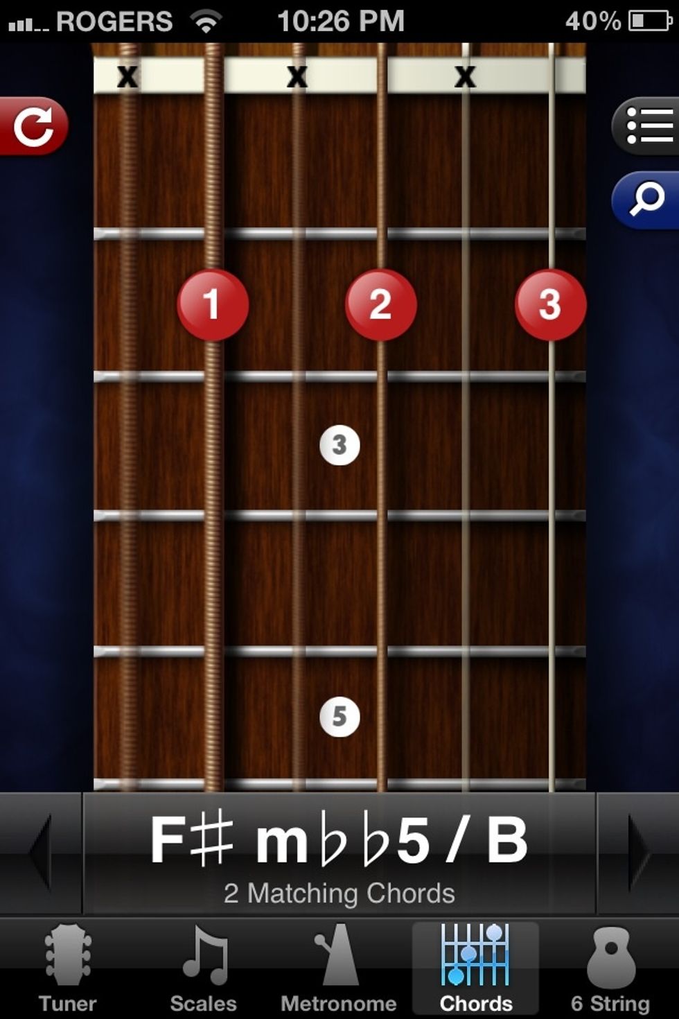 If you're playing with a capo this chord should be played on the 5th fret. We're going to call it a F#m/B for simplicity sake :p