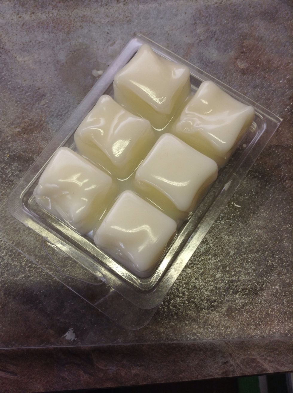 If you're using these plastic containers, really watch the temperature as you don't want THIS to happen! If you're using molds, you don't have to worry as much!