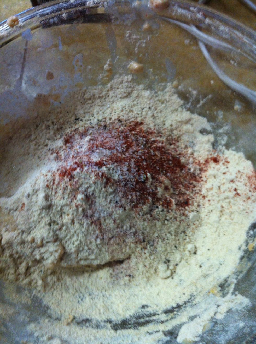 If you run out of the flour mixture, just add more of everything. :)