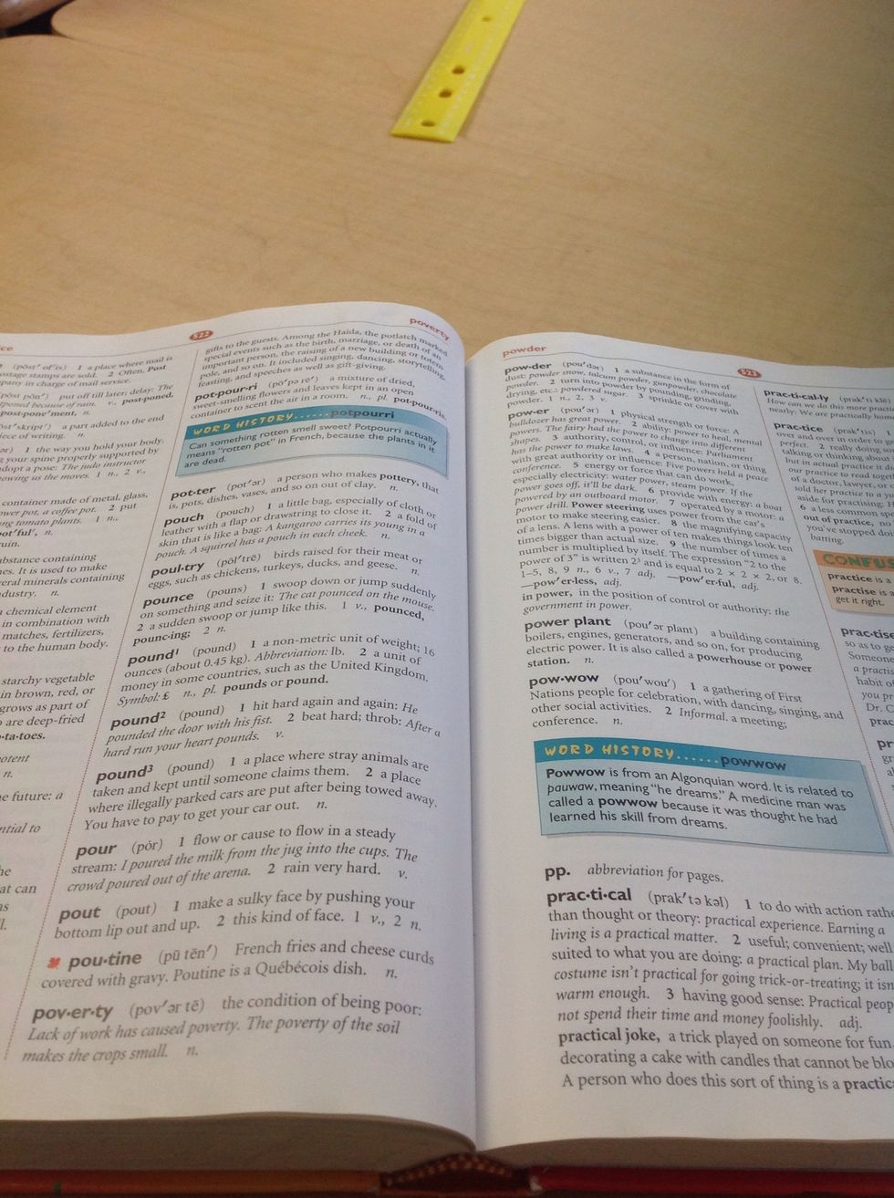 If you still can't find your word, you just look for the fourth letter of your word and repeat the process that I told you before.