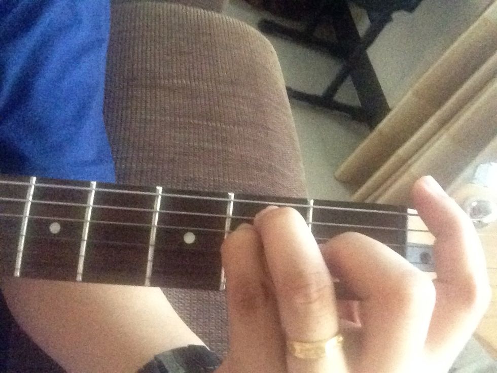 If you switch fingering and pretend that the index finger is the nut or the 'zero' fret, moving all fingers on the next fret is the F major.