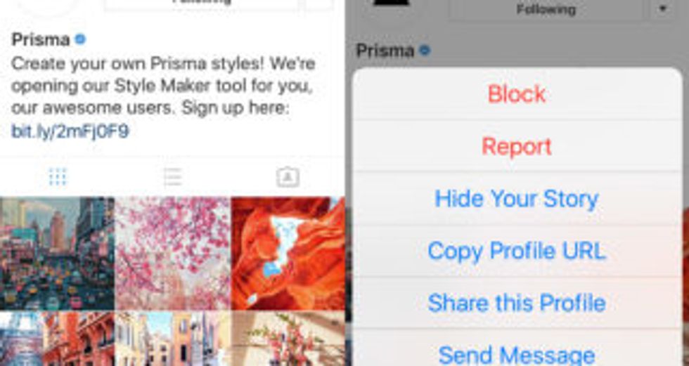 If you want 2 stop it happening again then make sure you know who u are following & u know who is following u if u dont know them then unfollow them then say that they are not alloud 2 follow u.