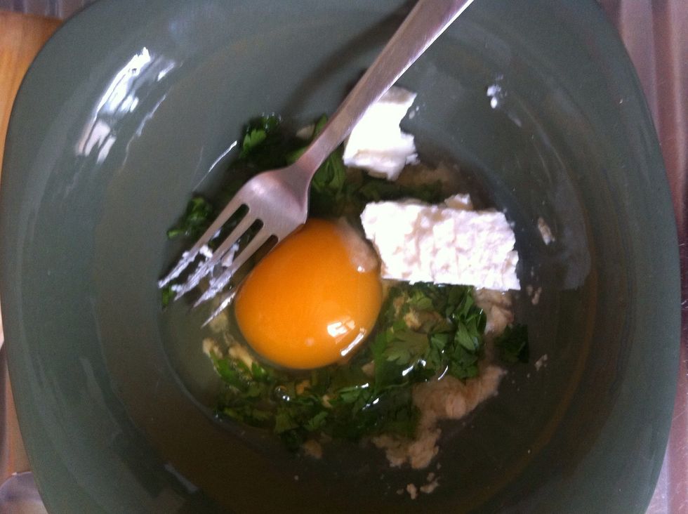 If you want add some cheese, any cheese you want. I put white brined cheese.