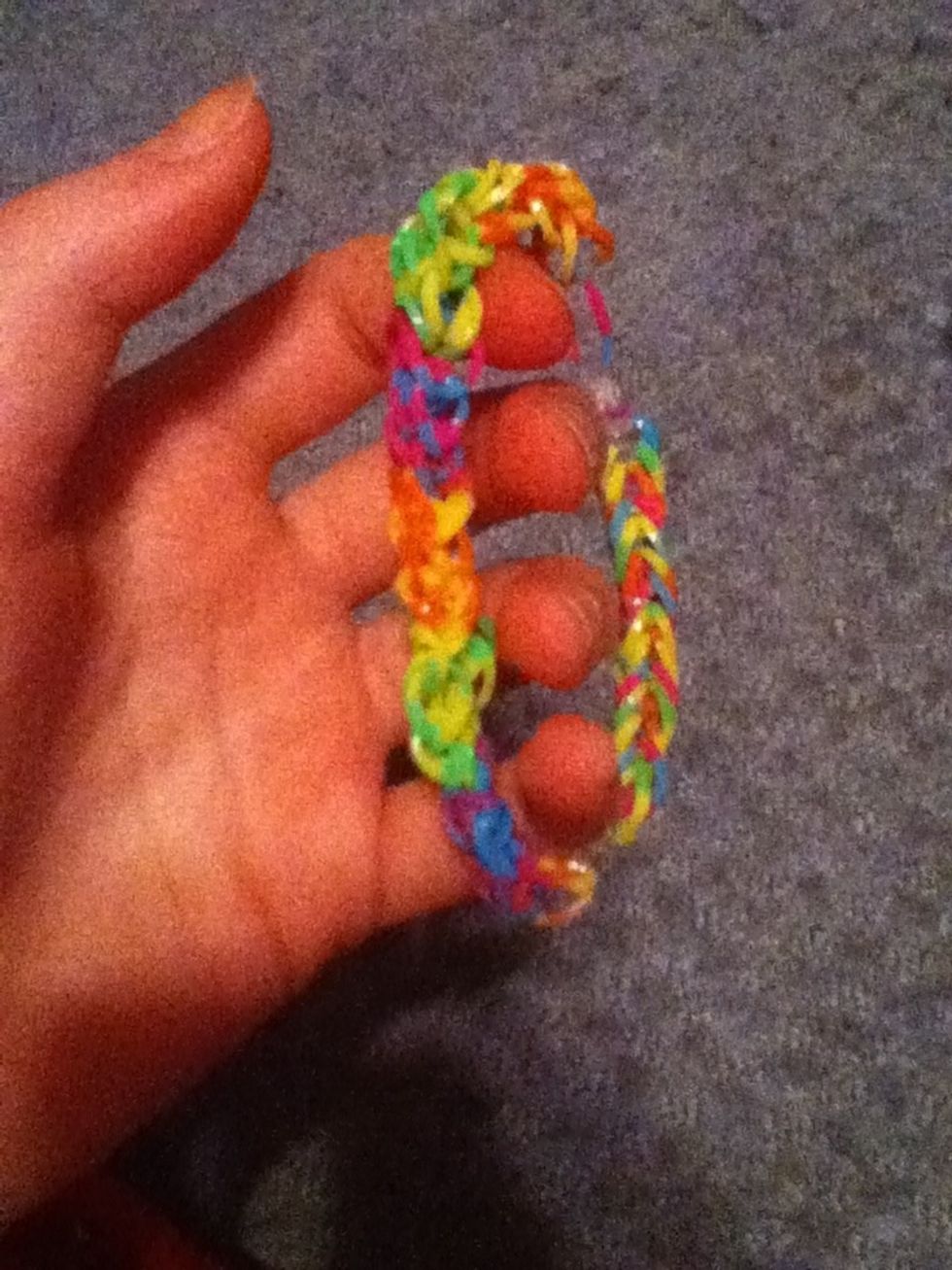 If you want at the end you could do any extension any length and attach it. So this is what the final product should look like