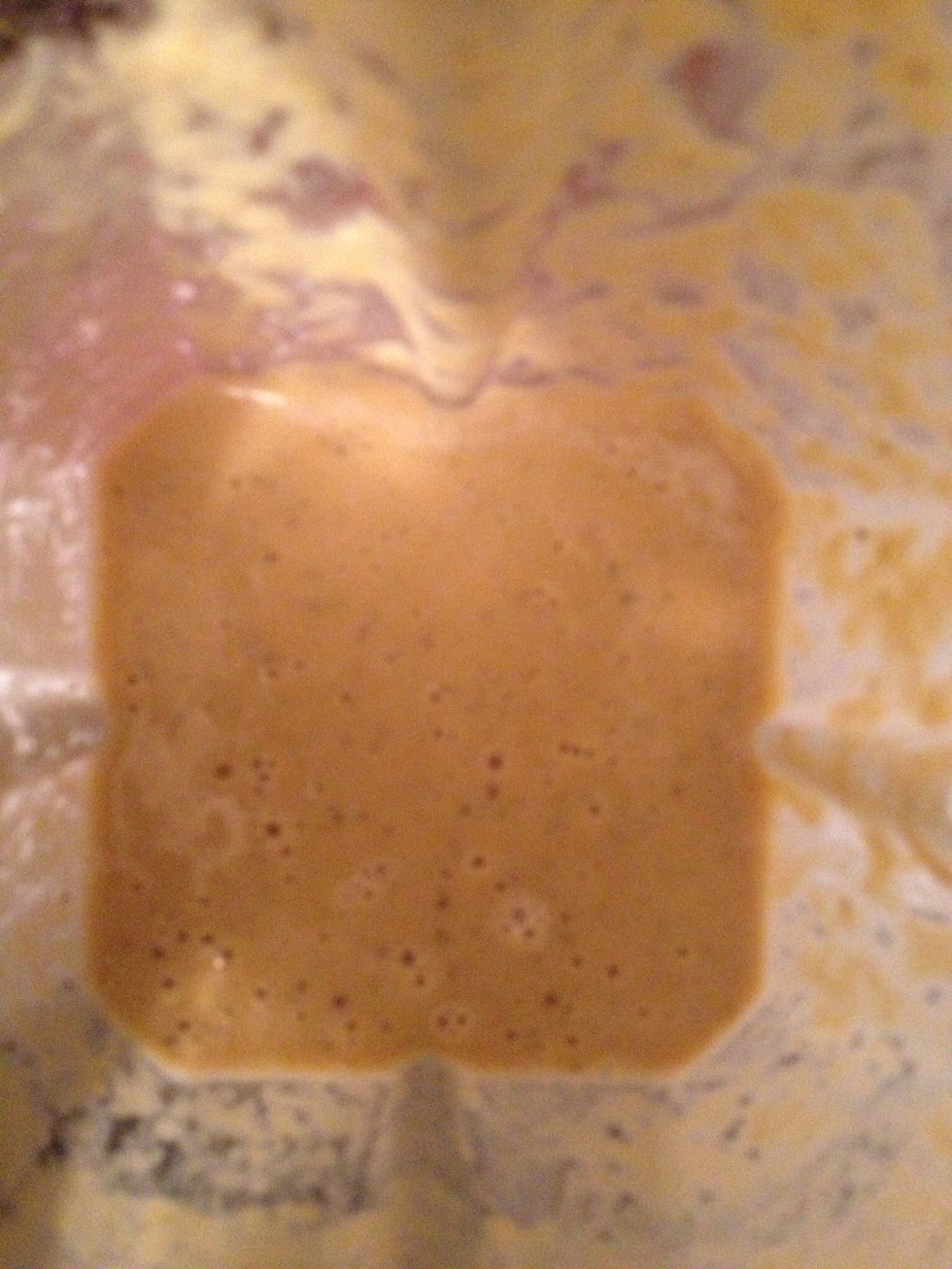 If you want it creamier, add the cream at this stage and save some to drizzle on top. The creamed soup would have been better with regular chicken broth (no chicken pieces) but it's still tasty.
