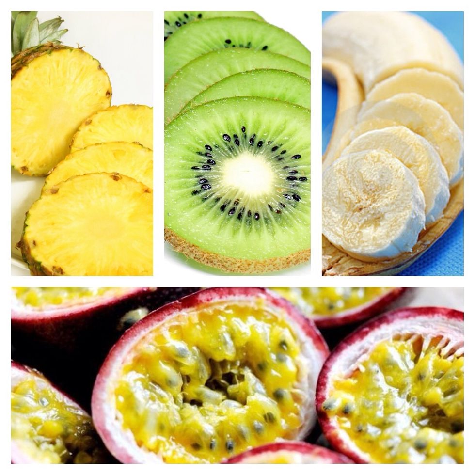 If you want something even sweeter or more for a dessert then pick tropical fruits. These are lovely and sweet and so so good for you. Tinned pineapple is good too but in juices not syrup.