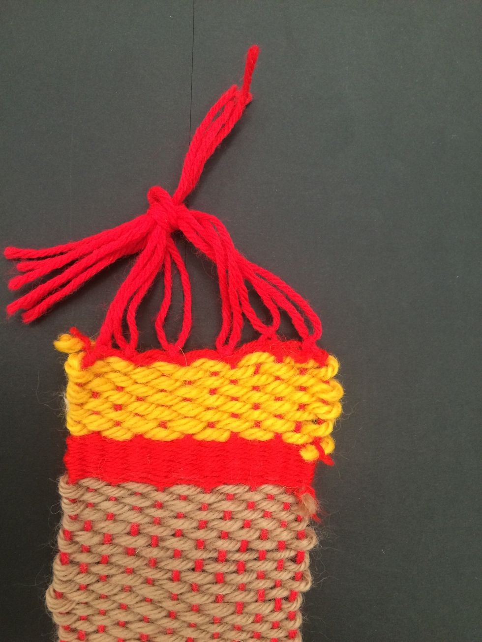 If you want to hang tie a knot at the top.