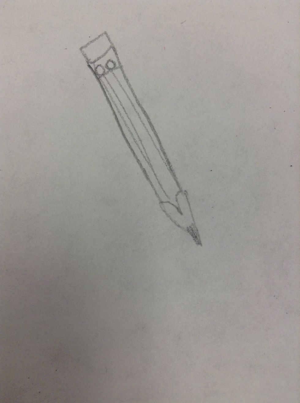 If you want to make it more realistic you can draw lines on the long rectangle