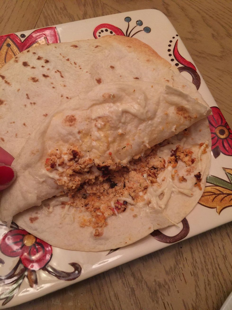 If you want you can make a quesadilla instead.