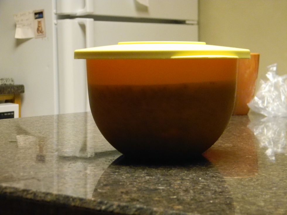 If you want you can pause here and continue another day. The puree keeps for three days (depending on the fruit). If using berries I recommend stirring in the sugar before you refrigerate the puree.