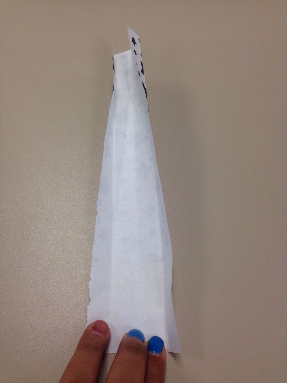 If you want you can repurpose the rectangular strip by making this as a handle