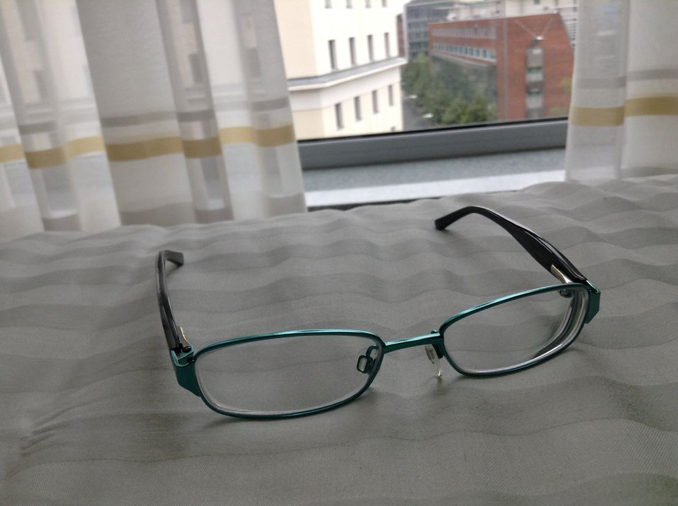 If you wear glasses, take them off and close your eyes or gently stare into the distance. Sometimes a headache can occur when a lot of stress is on the eyes.