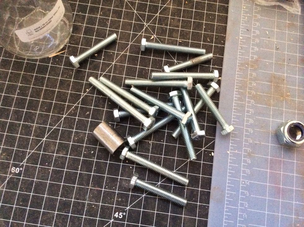 If your a novice crafty man/woman, like yours truly, you most likely bought tons of extra bolts and other crap that caught your eye at Home Depot not on the list. Now you can put them to good use.