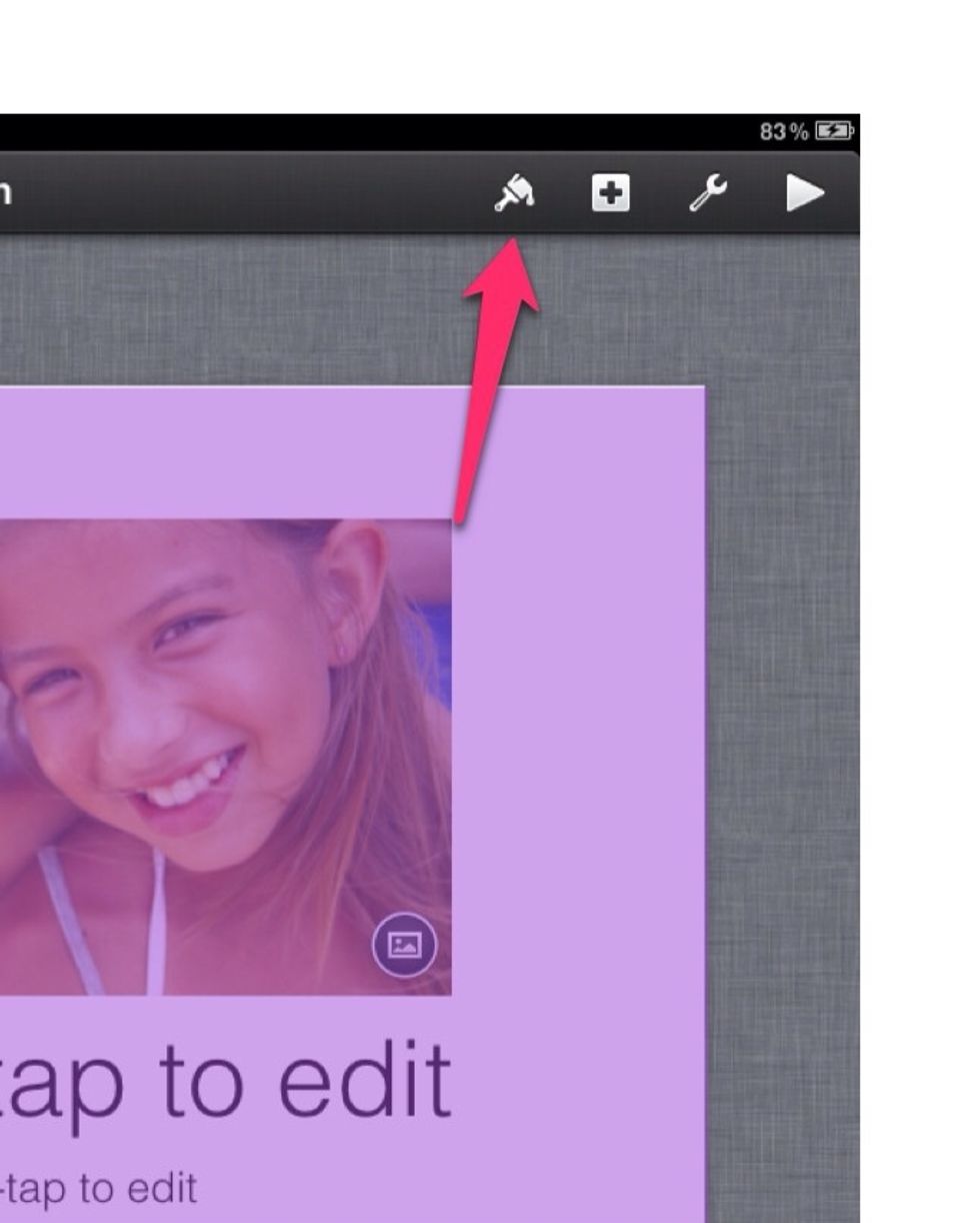 If your background covers the things that are on your slide click on the paint brush in the top right hand corner