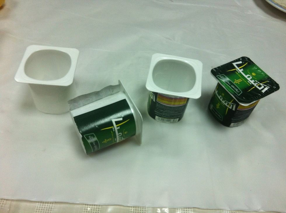 If your boxes have any lables or writngs on them just peel them of as i did for these