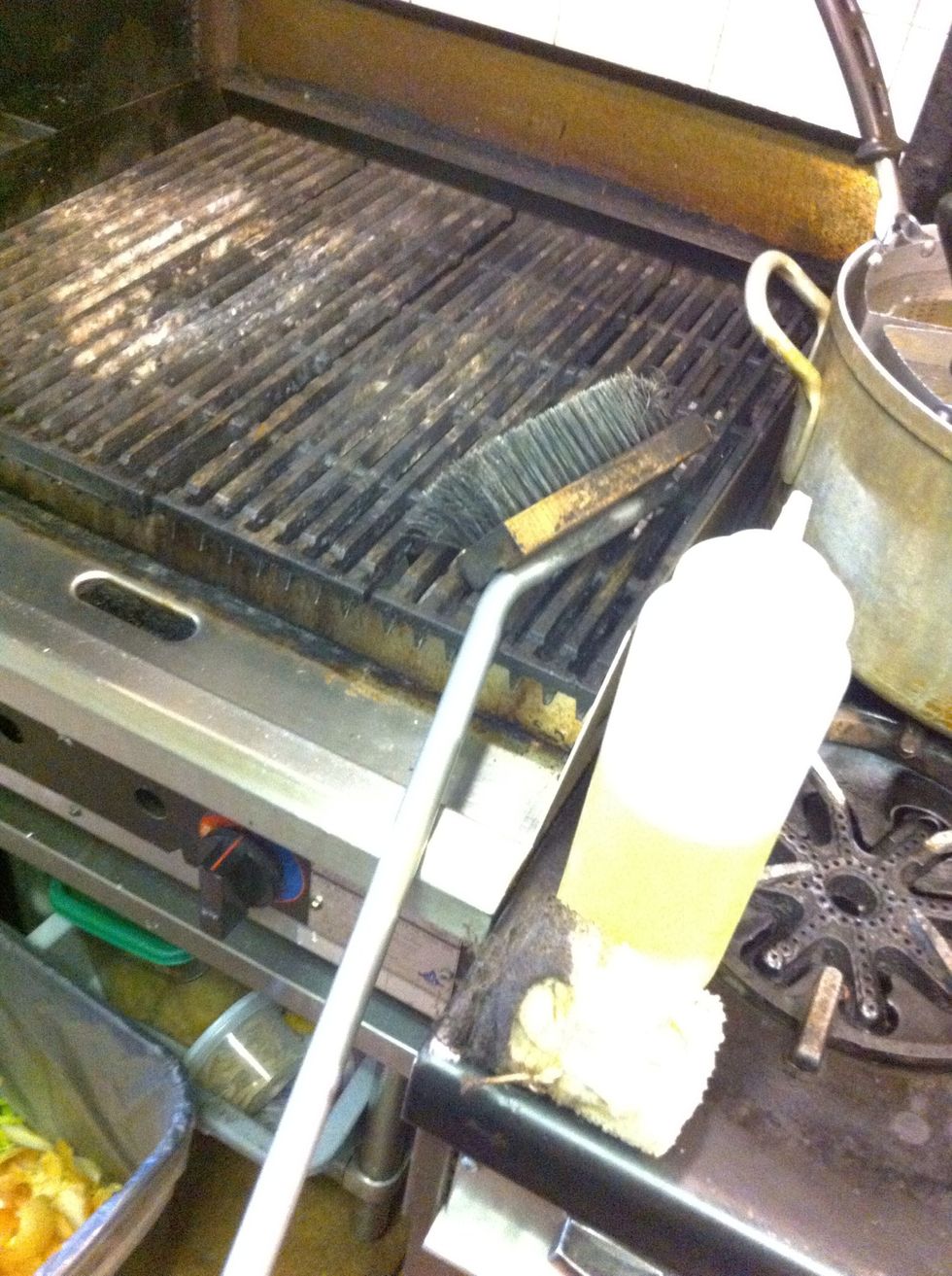 If your grilling them be sure to brush your gill really well and oil it. ( it's easiest to oil when it's off) I use a tightly rolled rag held with elastic and pour oil on the end then brush the grill
