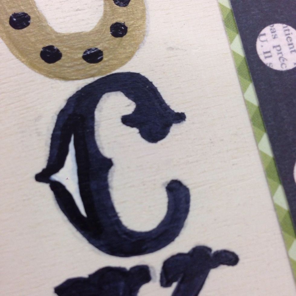 If your highlights look a little messy, you can carefully trace the edges with the black paint pen to neaten them up.