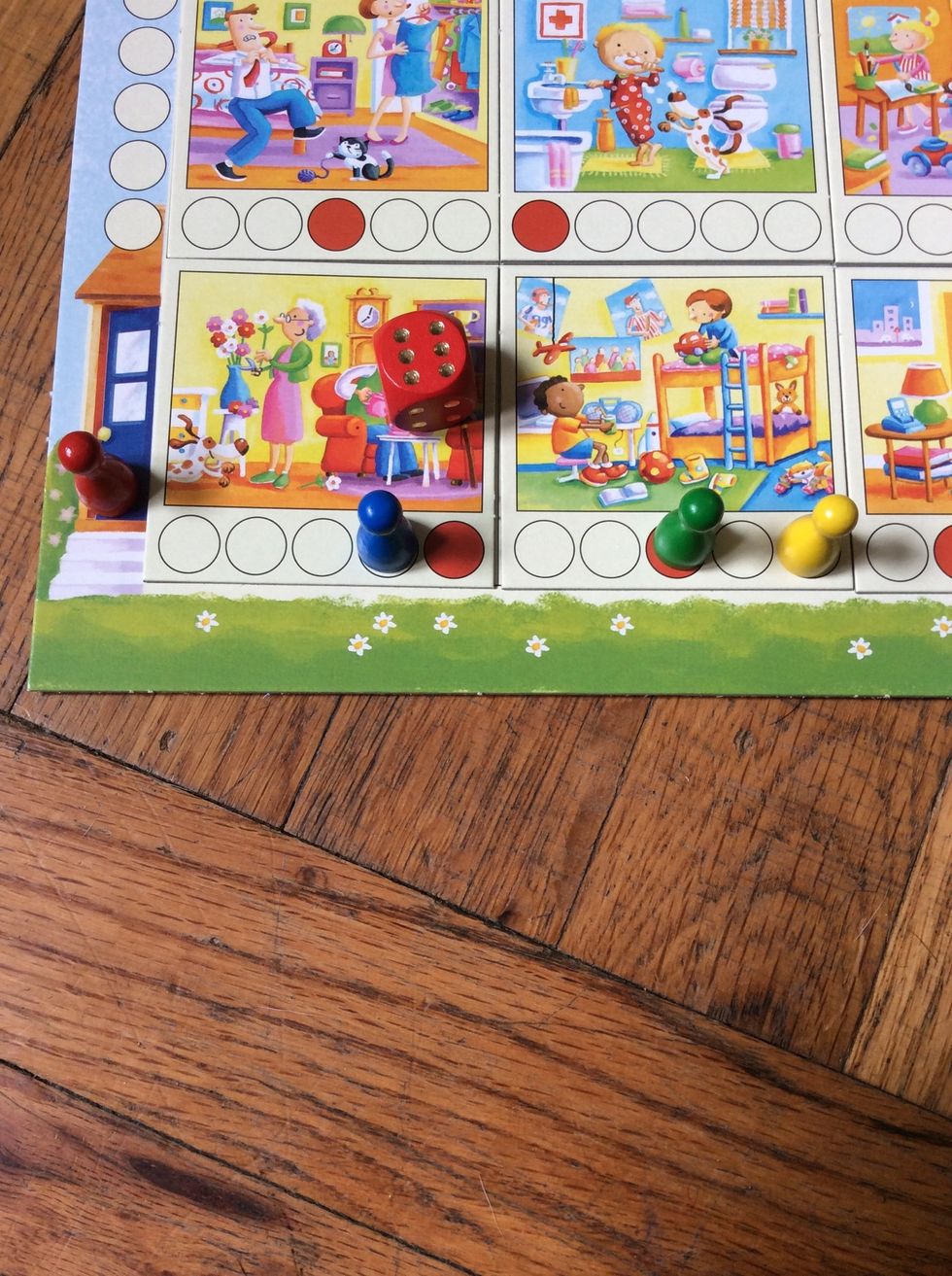 If your learner is able to count with one-to-one correspondence, introduce the playing pieces and the die. You are now ready to play the game as designed!