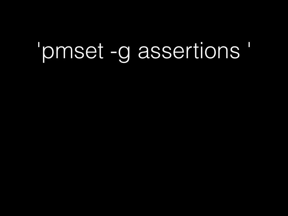If your Mac won't go to sleep but Energy Saver settings say it should, try the following: open Terminal and type what you see above, minus the inverted commas, but with the space after the last word