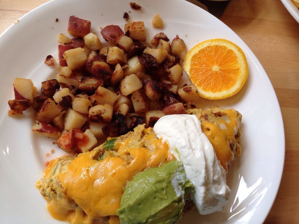 If your platter is completely delightful, don't hesitate to take the whole picture, Tip: keep the food opposing light source