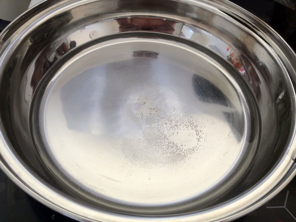 If your stove do's not have a really low setting like mine this is away around that get a pan bigger than your pot add water